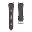 Браслет RLine для Samsung Galaxy Watch 4 - чорно-червоний ширина кріплення 20мм силікон Watchbands (W44-0WB16551503) - мініатюра 5