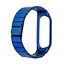 Ремешок металлический для Xiaomi Mi Band 4 синий - миниатюра 1