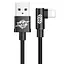 Кабель Baseus MVP Elbow Type Lightning USB 2 A 1 м Black CALMVP-01 - миниатюра 1