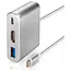 Адаптер перехідник розгалужувач Юсб хаб Type-C 3.1 на HDMI 4K 4в1 USB-концентратор для ноутбука macbook - мініатюра 2