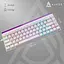 Клавіатура Ajazz NK68 Red switches White (NK68-R-W) - мініатюра 9