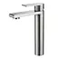Смеситель для умывальника Koer KI-11015-02 высокий KR4782 Нержавеющая сталь - миниатюра 1
