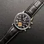 Чоловічий наручний механічний годинник Jaragar Silver Star (Сріблястий з чорним) - мініатюра 10