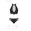 Комплект із еко-шкіри Passion Nancy Bikini black L/XL - мініатюра 7