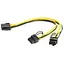 Разветвитель Cablexpert переходник питания CC-PSU-85 2 x тата 6+2 pin на 8 pin - миниатюра 1