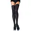 Плотные непрозрачные чулки Leg Avenue Opaque Nylon Thigh Highs Black, One Size - миниатюра 1