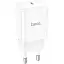 Мережевий зарядний пристрій Hoco N27 Innovative single port PD20W charger білий - мініатюра 1