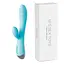 Смарт вибратор-кролик с USB зарядкой 21 см для клитора и точки G  Голубой - миниатюра 1