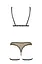 Эротический комплект нижнего белья Passion GABI Set S/M beige трусики с гартерами - миниатюра 4
