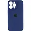 Чохол Epik Silicone Case Full Camera Protective (AA) для Apple iPhone 14 Pro Max (6.7) Синій/Deep navy - мініатюра 1