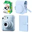 Набор камера Fujifilm Instax Mini 12, Фотобумага 20шт, Чехол, Фотоальбом 108 фото Голубой - миниатюра 1