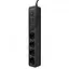 Мережевий фільтр Proove Power Strip P-04 (4 розетки + 4 USB + 2 Type-C) 2М black (PSP442420001) - мініатюра 1