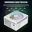 Блок живлення GameMax RGB 850G 850W RGB 80+ Gold White (RGB 850G WH) - мініатюра 6