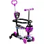 Самокат 5 в 1 Best Scooter Фіолетово-чорний 000283522 - мініатюра 1
