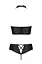 Комплект из экокожи Passion Nancy Bikini black 4XL/5XL - миниатюра 4