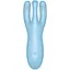 Вібратор для клітора Satisfyer Threesome 4 14 см блакитний - мініатюра 1