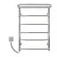Электрический полотенцесушитель Kosser Лотос 700x500/6 ЕL рег. ДЛ01EL, Хром, Левое - миниатюра 2