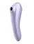 Вібратор з вакуумним стимулятором клітора Satisfyer Dual Pleasure бузковий - мініатюра 4