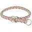 Нашийник для собак Trixie Cavo напівзашморг M-L 43-51 см d 18 мм рожевий/пісочний - мініатюра 1