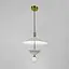Елегантна підвісна люстра із білим плафоном | Арт. AA 457-360 WT | Line F - мініатюра 3