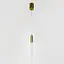 Світильник із підвісною матовою паличкою у латунному корпусі 30х3 см | Арт. A271-30*300 AB | Line F - мініатюра 5