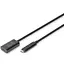 Активний подовжувач USB Type-C Digitus 5m black - мініатюра 1