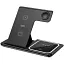 Беспроводное зарядное устройство для XO XO WX023 3 в 1 Черный - миниатюра 1