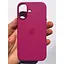 Оригинальный силиконовый чехол Apple Silicone Case MagSafe для iPhone 16 (6.1") Fuchsia MYY53ZM/A - миниатюра 4