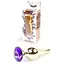 Анальна пробка Boss Of Toys Boss Series - Jewellery Gold Butt Plug Purple, BS6400070, Золотий / Фіолетовий - мініатюра 3