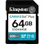 Карта памяти SDXC (UHS-1 U3) Kingston Canvas Go! Plus 64Gb class 10 A2 V30 (R200MB/s) - миниатюра 1