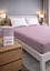 Простирадло 180х200+30 см пудровий - мініатюра 1