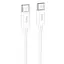 Дата кабель Hoco X87 Magic Type-C to Type-C PD 60W (1m) White - мініатюра 1