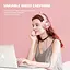 Дитячі ігрові бездротові Bluetooth навушники Onikuma B5 з RGB підсвічуванням і вбудованим мікрофоном Рожевий - мініатюра 8