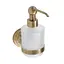 Дозатор для рідкого мила Bemeta Retro настінний скло бронза 200 мл 144109107, Білий - мініатюра 1