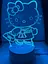 Светильник ночник 3D Hello Kitty 220в, RGB 16 цветов, цв, USB - миниатюра 4