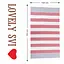 Полотенце пештемаль Lovely Svi хлопковое, пляжное, хамам, spa - XХL 100x180 см Red/Blue Stripes (9032025) - миниатюра 5