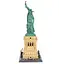 Конструктор Архитектура Wange 3D Статуя Свободы The Statue of Liberty для детей и взрослых 3Д 1409 деталей - миниатюра 5