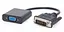 Переходник Cablexpert DVI-D-VGA, 0,2 м, Black (A-DVID-VGAF-01) - миниатюра 1