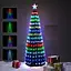 Ялинка різдвяна штучна 150 см 234 led з підсвічуванням USB Bluetooth APP Control - мініатюра 6