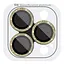 Захисне скло Epik Metal Sparkles на камеру у упак. для Apple iPhone 15 Pro 6.1 /15 Pro Max 6.7 Золотий/Gold - мініатюра 4