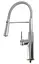 F4452-6 Змішувач для кухні гнучкий гусак U гайка сірий/хром Ø40 Frap 1/10 Сірий - мініатюра 1