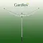 Садовая сушилка для белья вращающаяся Gardlov 24225 4 перекладины 50 м складная конструкция - миниатюра 9