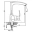 Змішувач для кухні Haiba FOCUS 018 HB0130 - мініатюра 2