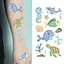 Набор детских блестящих временных тату «Морские животные» kids-tatto-see-set - миниатюра 2