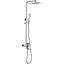 Душова система Wezer 3 функції нержавіюча сталь, сатин ODA16-15, Нержавіюча сталь - мініатюра 1