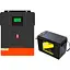 Солнечный инвертор PowMr POW-HVM3.2H-24V-N + АКБ LiitoKala LiFePO4 2400Wh гибридный (126397) - миниатюра 1
