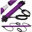 Тренировочная палка с эспандерами Hop-Sport HS-T090GS фиолетовая - миниатюра 5