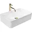 Умивальник Rea Berta 55 накладний білий REA-U5055, Білий - мініатюра 1