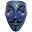 Маска Анонімуса Гай Фокс V - значить вендетта G-Toys синя - мініатюра 1