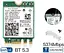 Мережева карта Intel Wi-Fi 6E AX210 NGW модуль тридіапазонний адаптер Bluetooth для ПД / Ноутбука (19125) - мініатюра 3